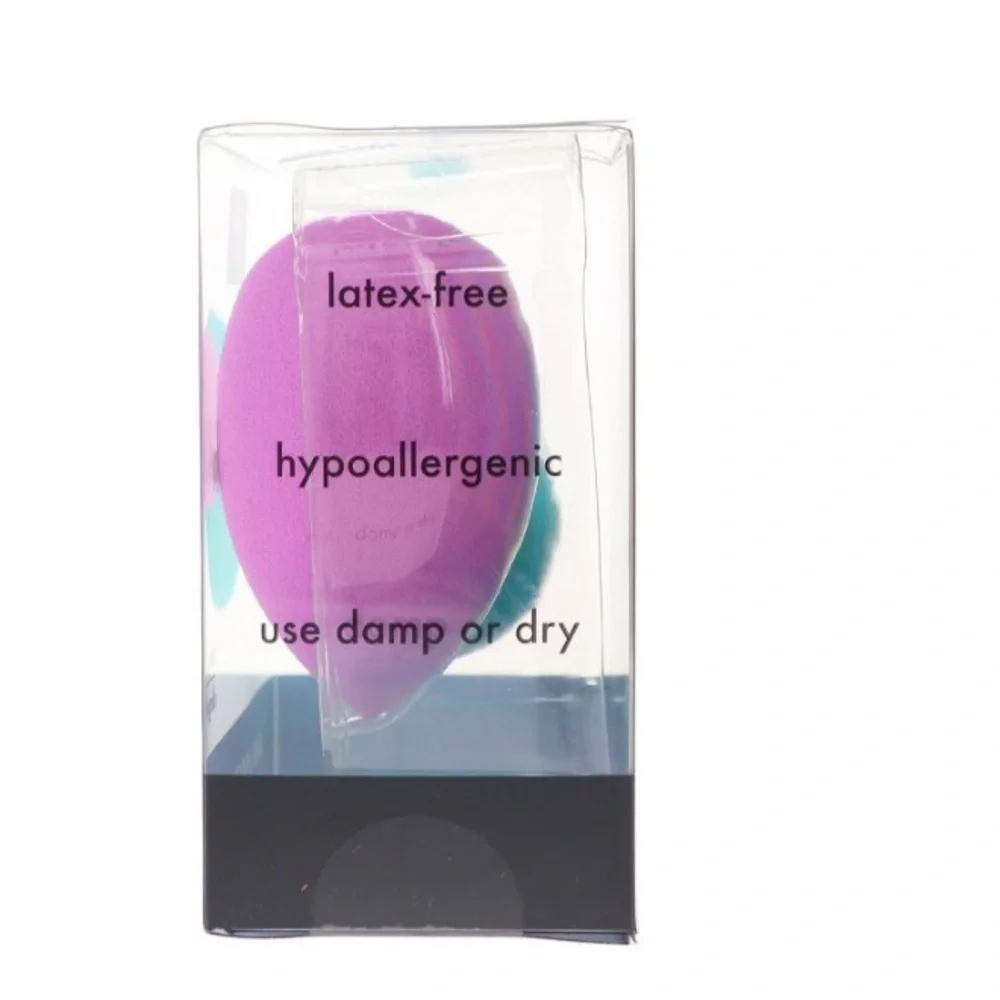 🩵 NIB Urban Studio Duo Blending Makeup Sponges Set of 2 Purple / Teal
